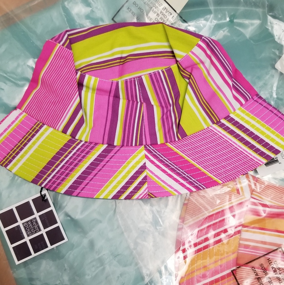 🎶Summer-y foldable hat, great for vacay, magenta